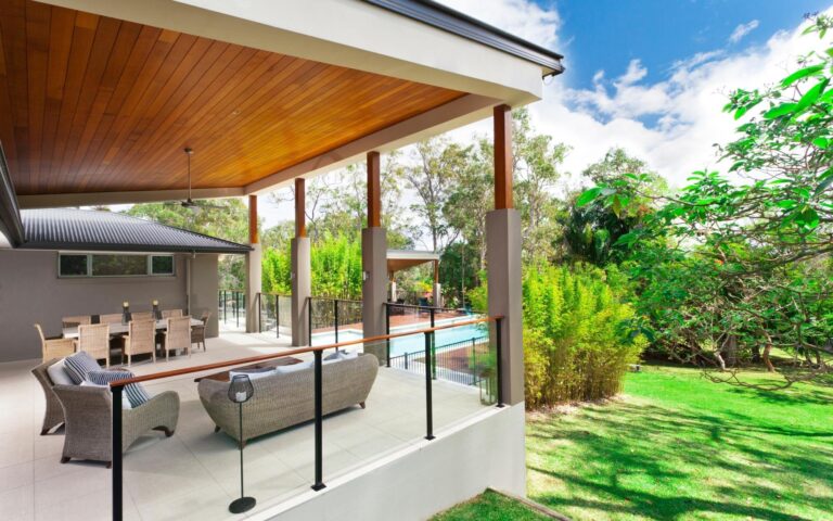 outdoor living space